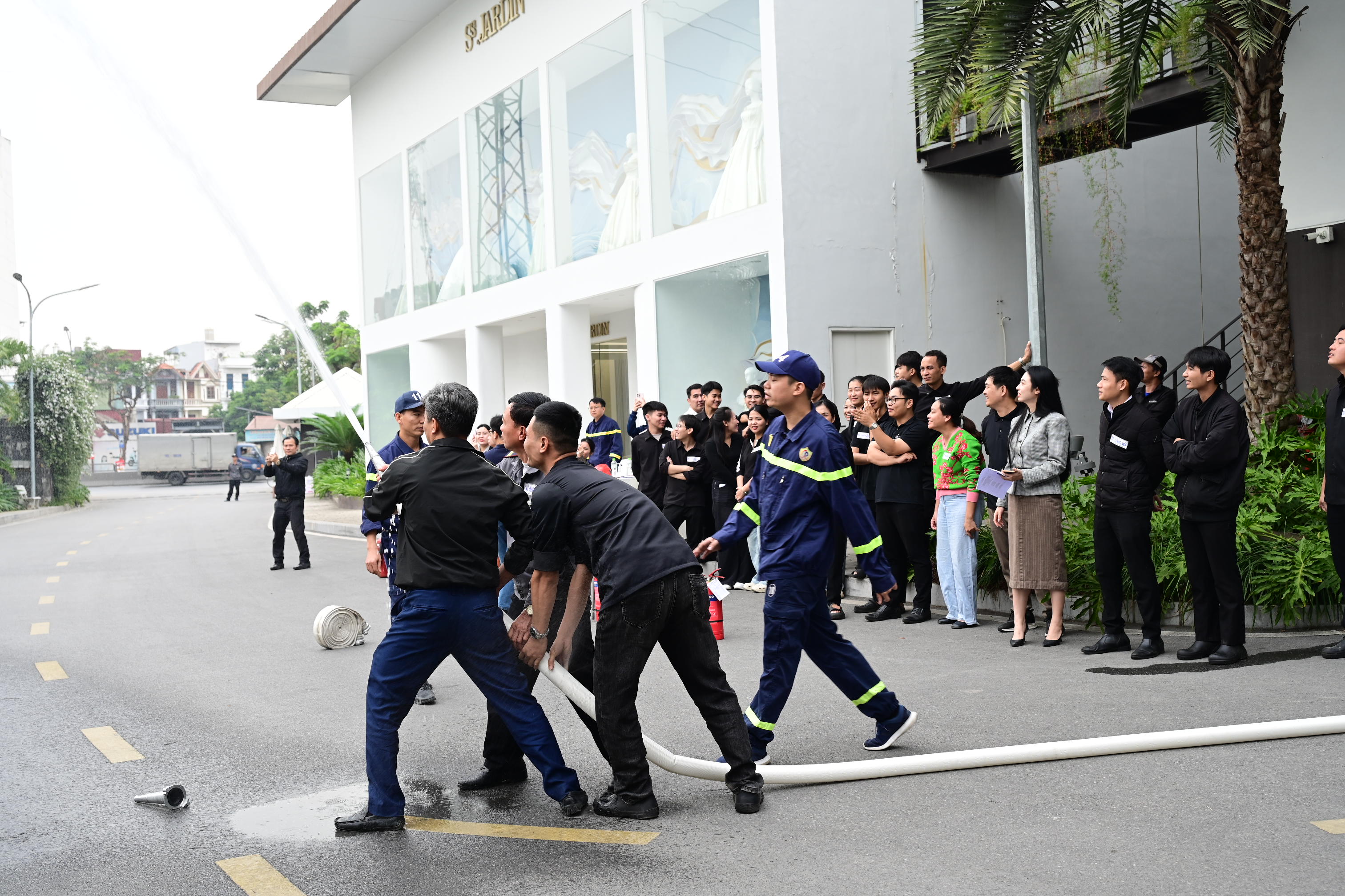 Thực tập phương án chữa cháy, cứu nạn, cứu hộ tại Công ty TNHH TTD86